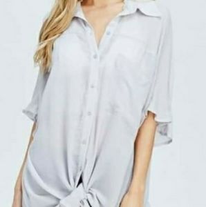 BRAND NEW! Wishlist| Oversized button down blouse